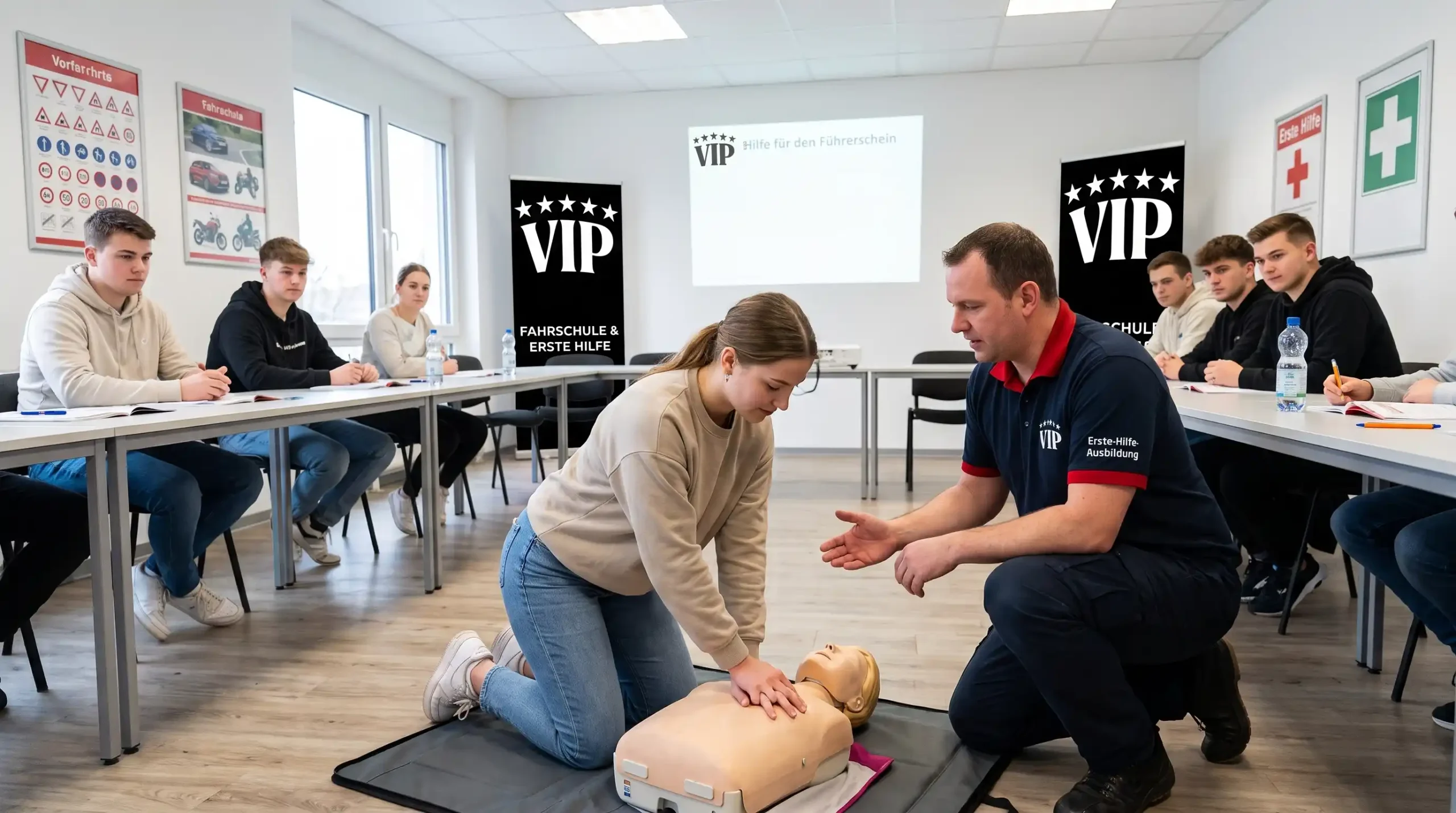 Home Erste-Hilfe-Kurs in der VIP Fahrschule